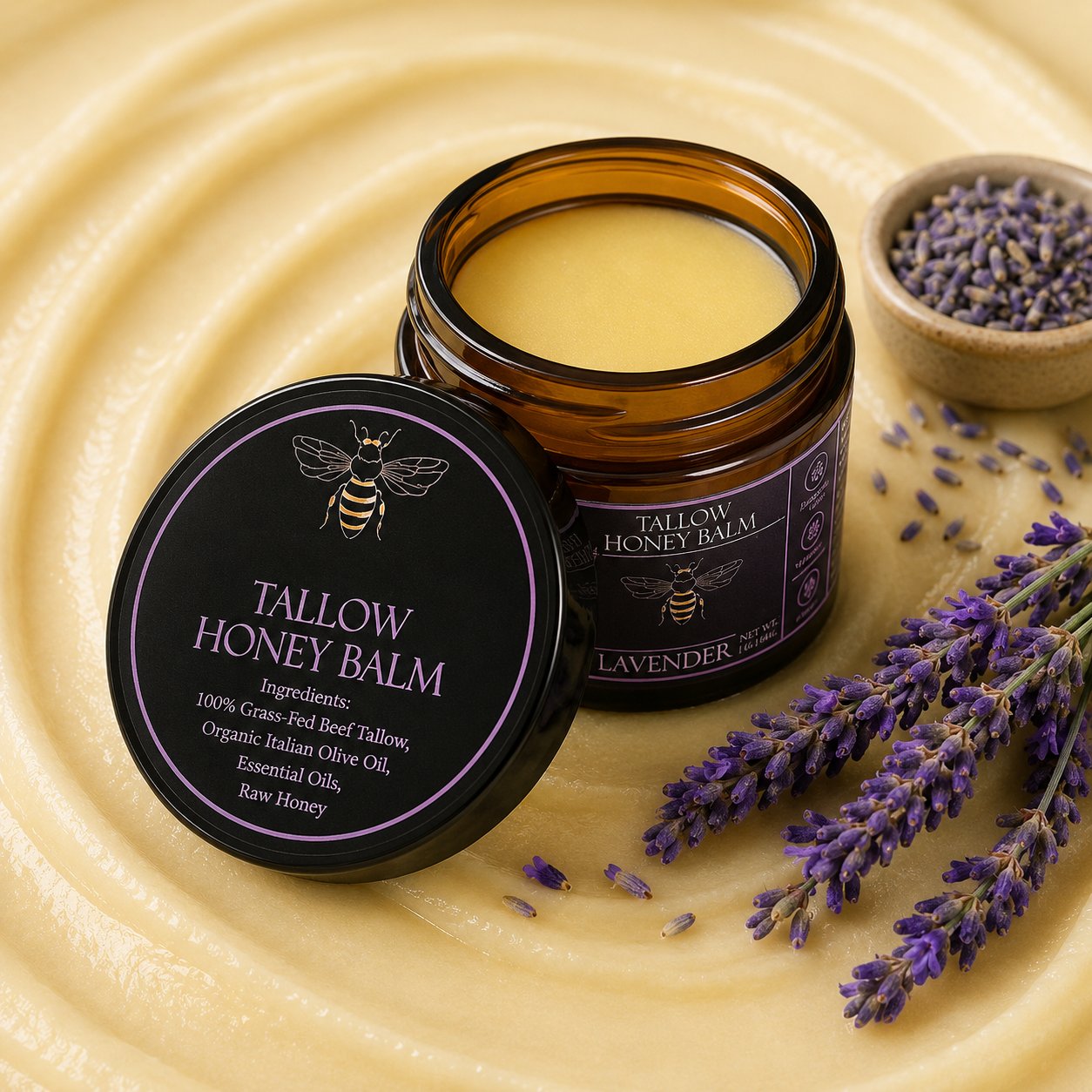 Organic Beef Tallow Moisturizing Cream