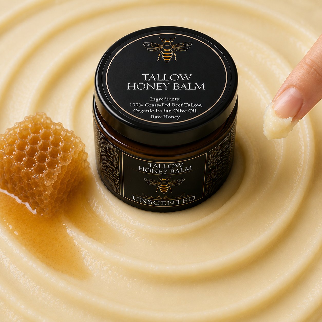 Organic Beef Tallow Moisturizing Cream